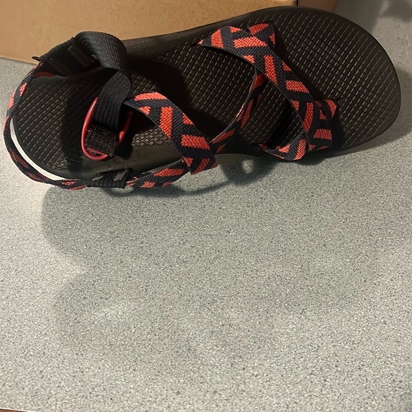 Black and Red Strappy Chacos - Picture 5 of 5